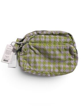 BAGGU Fanny Pack - Pink Pistachio Pixel Gingham